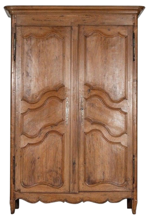 Large 19th Century French Fruitwood Armoire, 1820s