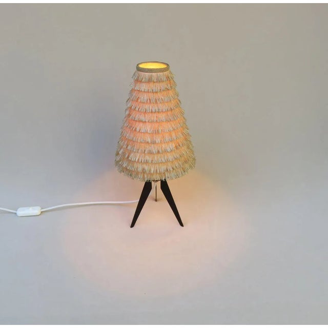 Austrian Tripod Brass Table Lamp, 1950s For Sale - Image 6 of 18