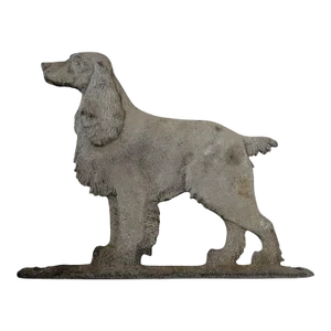 Zinc Irish Setter Mail Box or Post Topper
