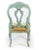 19th C Style Venetian Painted Italian Arm Chair For Sale - Image 4 of 5