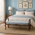 Meyer Gunther Martini French Louis XV Style Fruitwood & Faux Tortoise Bench Meyer Gunther Martini For Sale - Image 4 of 5