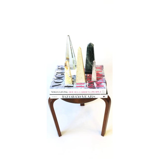 Beige Italian Travertine Marble Obelisk For Sale - Image 8 of 9