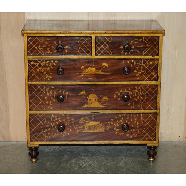 Antique Victorian Chinese Chest of Drawers, 1860 For Sale - Image 3 of 18
