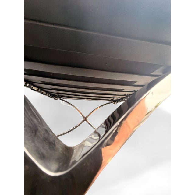 Black Vintage Barcelona Ottoman by Mies Van Der Rohe for Knoll, 1930s For Sale - Image 8 of 13