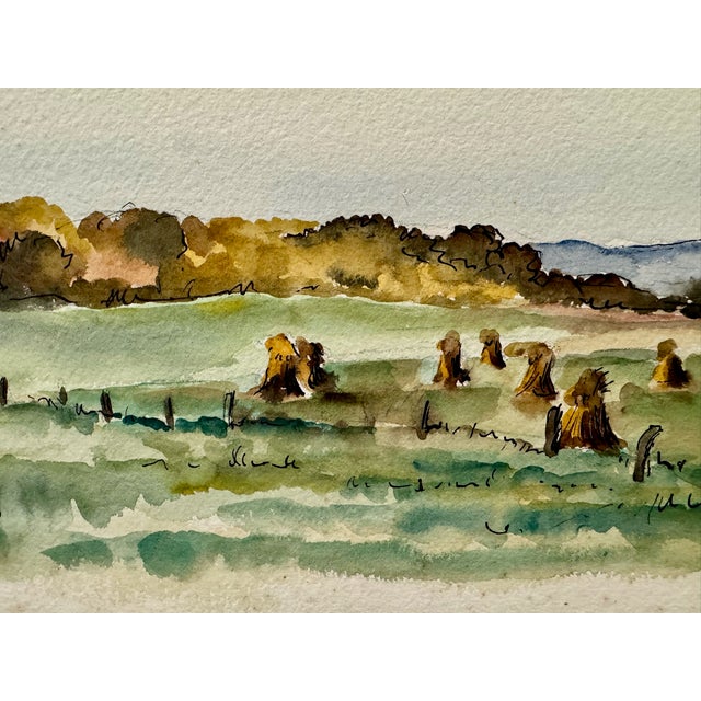 Original watercolor on paper by Henry Emil Salloch, also known as Heinz Emil Salloch, the German-born American artist and...