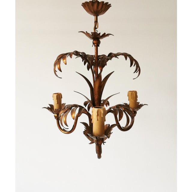 Hollywood Regency Ceiling Lamp attributed to Hans Kögl, Germany, 1960s For Sale - Image 6 of 9