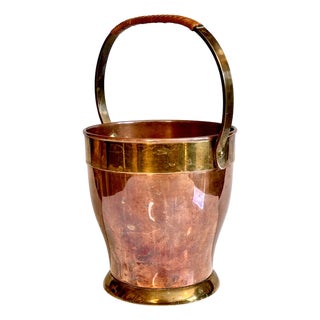 Ice Bucket in Copper & Brass from Harald Buchrucker, Germany, 1950s For Sale