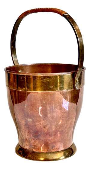 Ice Bucket in Copper & Brass from Harald Buchrucker, Germany, 1950s