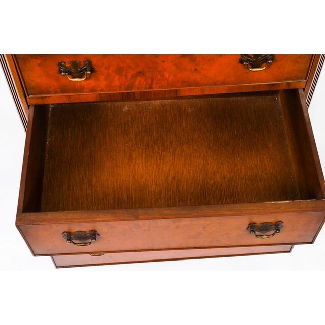 Mid-Century Burr Walnut Bedside Chests, Set of 2 For Sale - Image 14 of 18