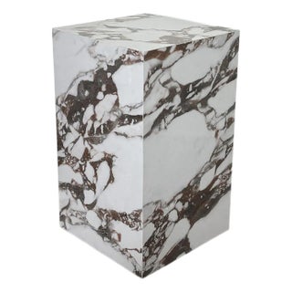 Calacatta Viola Two Side Table Coffee Table Set For Sale