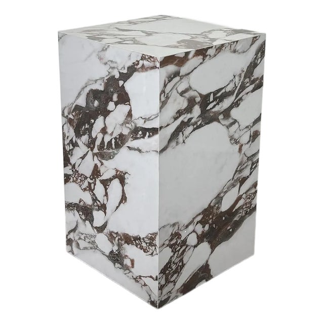 Calacatta Viola Two Side Table Coffee Table Set For Sale