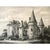 Antique French Etching Chateau Bonneval by Dubachet C. 1860 For Sale - Image 4 of 4