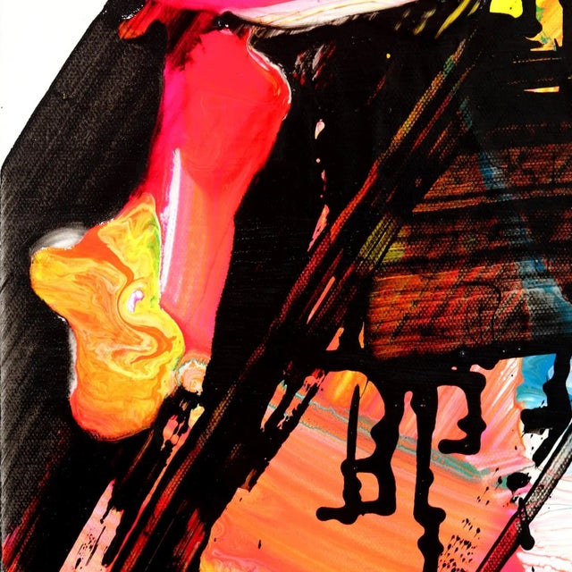 "City Life (Circa 2017)" Contemporary Original Acrylic Painting by Dez Gaskin For Sale - Image 4 of 10