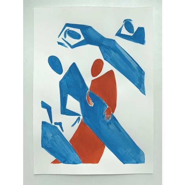 Waleria Matelska, On the Other Side, 2020, Acrylic on Paper For Sale - Image 4 of 7