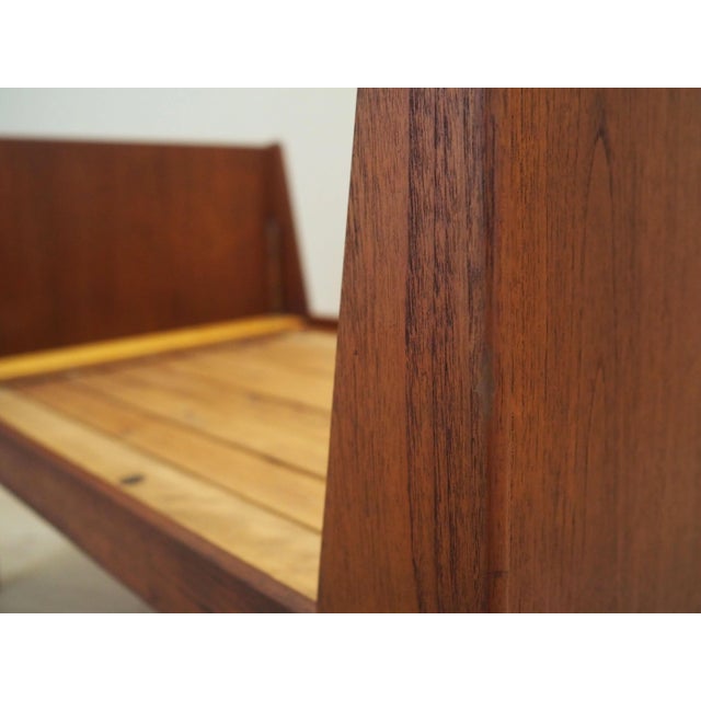 Wood Vintage Danish Teak Bed, 1970s For Sale - Image 7 of 16