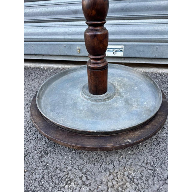 Antique Umbrella Stand in Cast Iron Frame, 1890s For Sale - Image 4 of 7