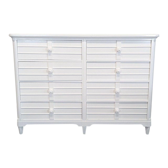 Stanley Furniture Cypress Grove White 6 Drawer Dresser For Sale