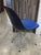 Vintage Blue Vinyl and Fiberglass Chair by Charles and Ray Eames for Herman Miller, 1950s For Sale - Image 12 of 18