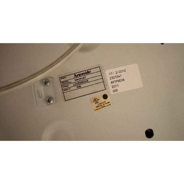Artemide Large Droplet 3-Light Ceiling Flush Mount Chandelier by Ross Lovegrove For Sale In Minneapolis - Image 6 of 8