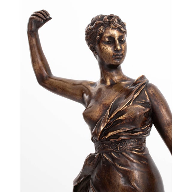 19th Century Henri Levasseur "Diane Chasseresse" Bronze For Sale - Image 5 of 8