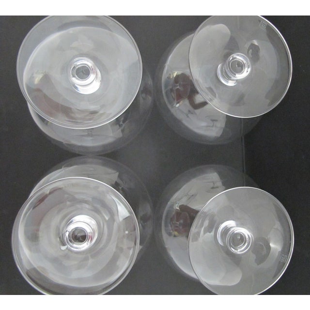 Claus Josef Riedel Josef Riedel Crystal Vinum Brandy Snifter Cognac 6" Wine Glass Set of 4 For Sale - Image 4 of 7