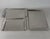 Modern Modernist Stainless Steel Service Trays from GB Cermenate, Set of 3 For Sale - Image 3 of 11