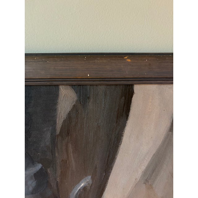 Taupe 1934 Phyllis Wesley Original Oil on Canvas Still Life “Study in Black and Ochre” – Minneapolis Institute of Arts Exhibition For Sale - Image 8 of 15