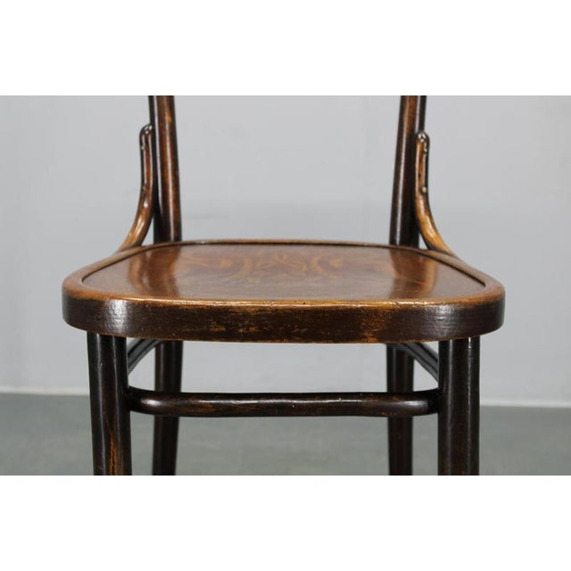 Art Nouveau Bentwood Chairs from Thonet, Czechoslovakia, 1920s, Set of 2 For Sale - Image 9 of 18