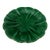 French Majolica Glazed Green Leaf Plate For Sale