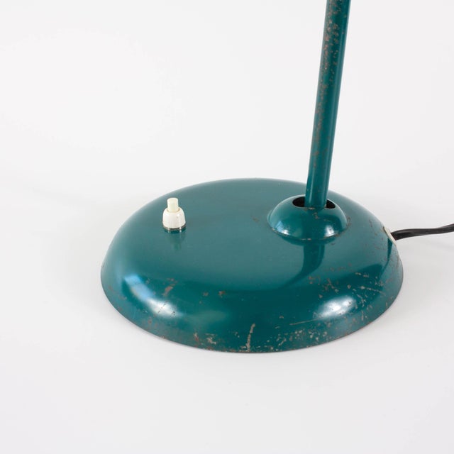 Christian Dell Vintage 6556 Table Lamp in Sea-Green by Christian Dell for Kaiser Idell, 1950s For Sale - Image 4 of 18