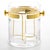 1970s Guzzini Crystal and Gold Plate Barware Champagne Ice Bucket Cooler, circa 1970 For Sale - Image 5 of 15