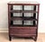 Antique Mission Oak Showcase Store Display Cabinet Bookcase With Sliding Doors For Sale - Image 9 of 18