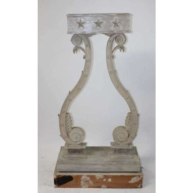 Early 20th Century Early 20th Century Swedish Gustavian Neoclassical Style Painted Lyre For Sale - Image 5 of 7