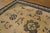 Superlative Navy Color Circles Forming a Cross in the Center on Beige Background Antique Chinese Peking Rug For Sale - Image 10 of 12