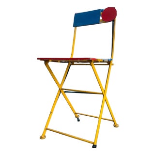 Postmodern Bistro Chair by Denis Balland for Fermob, France, 1985 For Sale