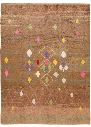 21st Century Modern Moroccan-Style Wool Rug