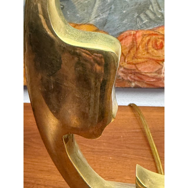 1970’s Willy Daro Brass Lamp For Sale - Image 17 of 18