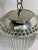 Mid 20th Century Glass Rod & Lucite Pendant Chandelier For Sale - Image 4 of 11