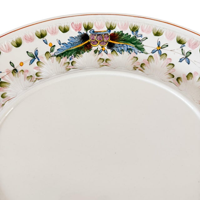 Large Vintage Italian Majolica Porcelain Soup Tureen Set With Platter & Ladle For Sale - Image 10 of 18