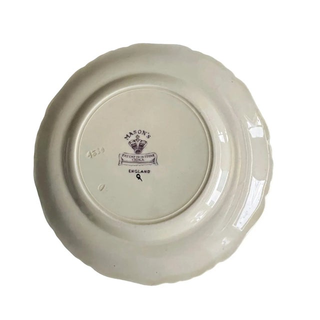 Traditional Antique Mason's Ironstone China Plate For Sale - Image 3 of 6
