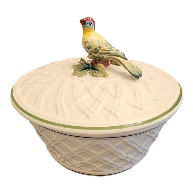 1990s Tiffany & Co. Italian Serving Bowl and Lid For Sale