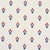 Contemporary Schumacher Moira Wallpaper In Blue & Red For Sale - Image 3 of 4