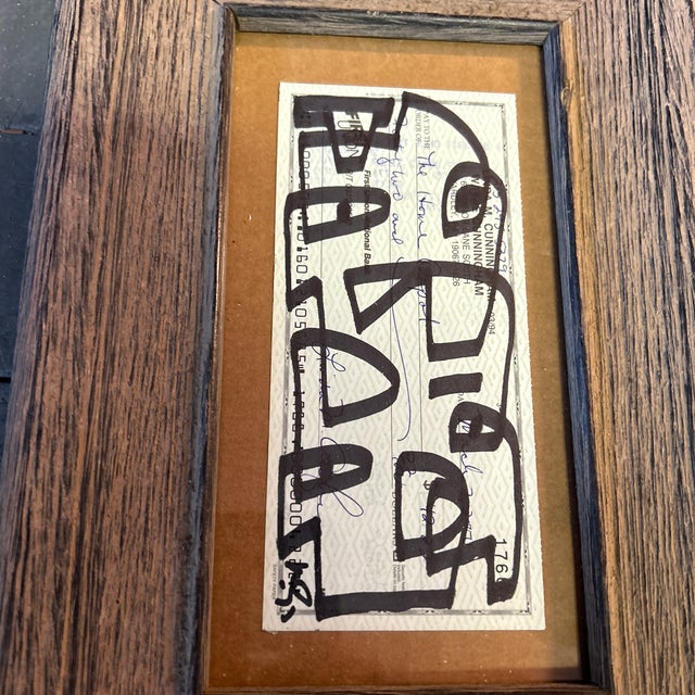 Contemporary original Wayne Cunningham abstract marker drawing. Measures approximately 3x6 or 7.5x11 framed. Check out my...