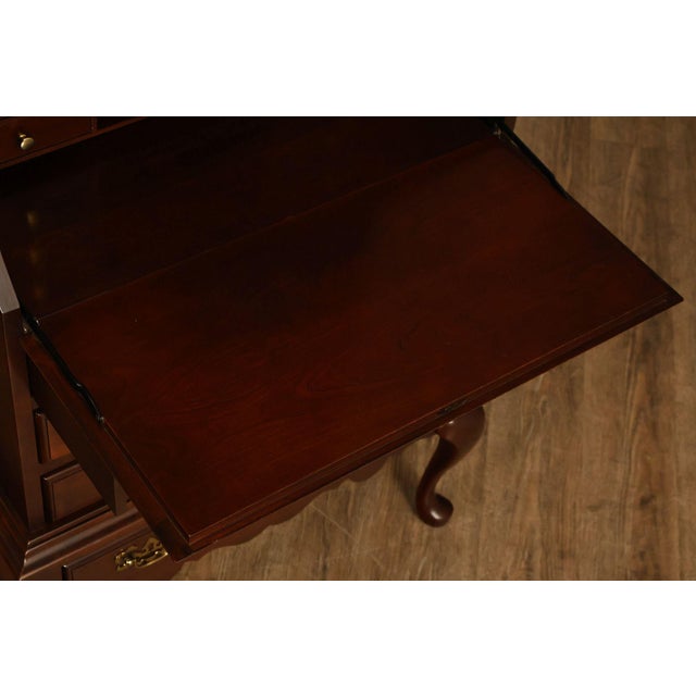 Jasper Cabinet Queen Anne Style Cherry Secretary Desk For Sale In Philadelphia - Image 6 of 18