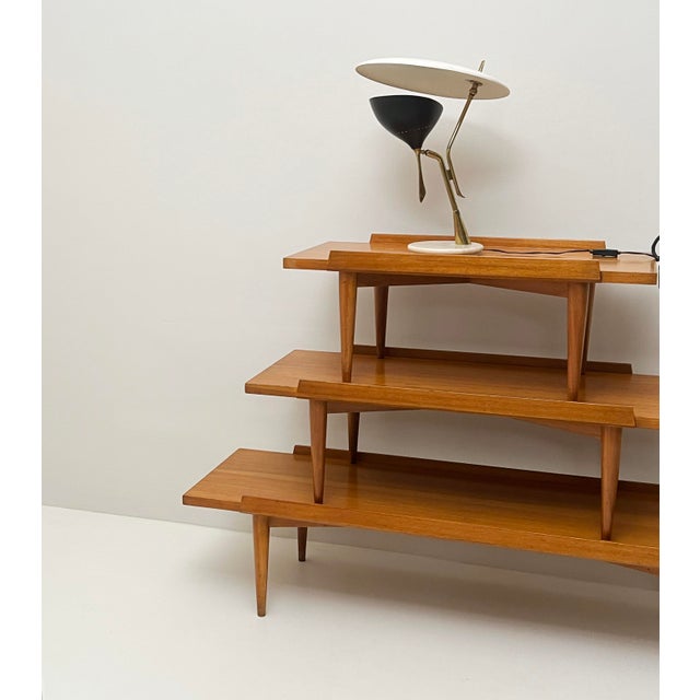 Mid-Century Modern Mid-Century Bench with Seating Pad, 1950s For Sale - Image 3 of 6