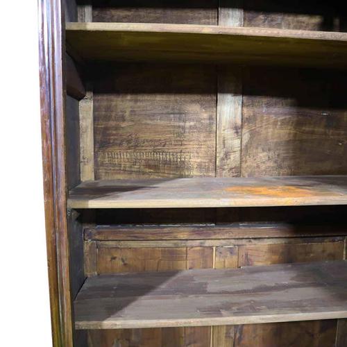 Antique Walnut One-Door Wardrobe with Drawers For Sale - Image 10 of 12