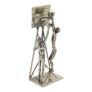 Vintage Italian Handmade Sterling Silver 925 Basket Players Large Rare Figurine Sculpture