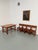 Set consisting of a table and four chairs in very robust and quite heavy solid pine. inspired by mountain furniture (les...