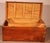Camphor Wood Marine Chest with Double Locks and Camphor Wood Top, 19th Century For Sale - Image 5 of 16