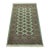 Bokhara Rug 3’2” X 5’2” Green Wool Tribal Hand-Knotted Oriental Carpet For Sale